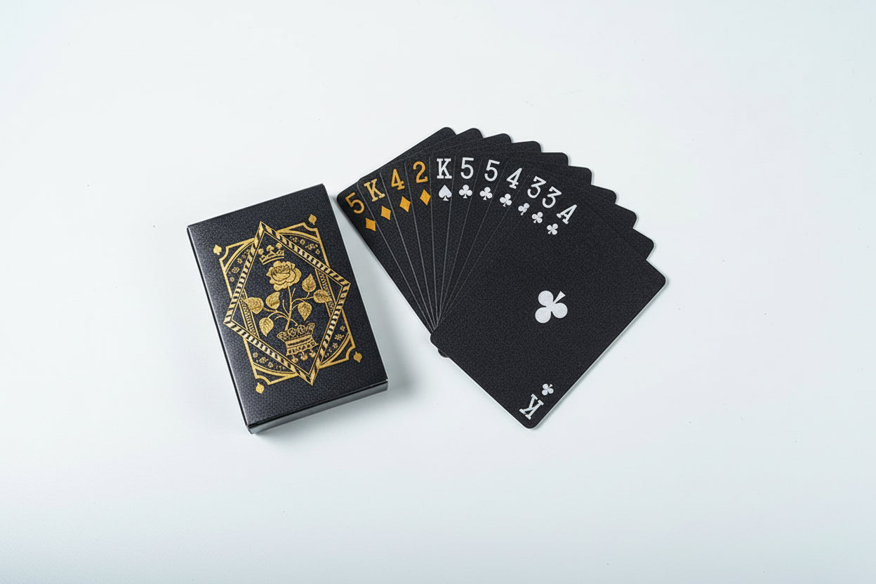 Premium Playing Cards with Metallic Foil Logic